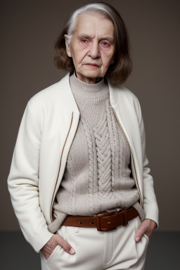 Belarusian elderly non-binary with  brown hair