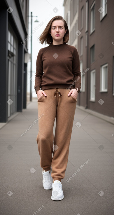 Dutch adult non-binary with  brown hair