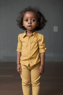 Tanzanian infant girl with  gray hair