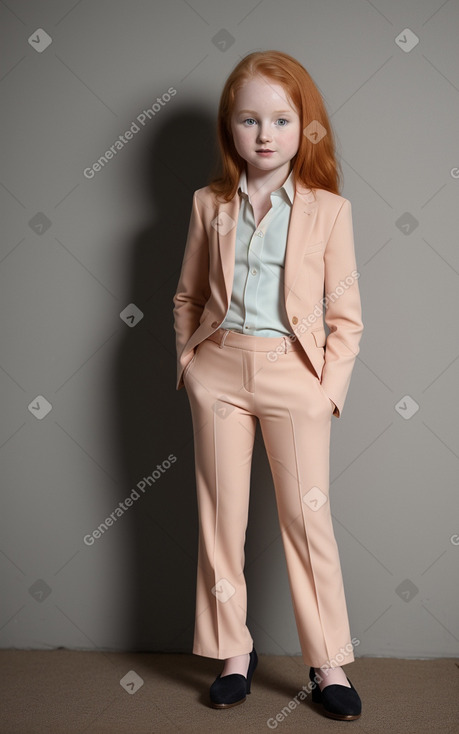 Child female with  ginger hair