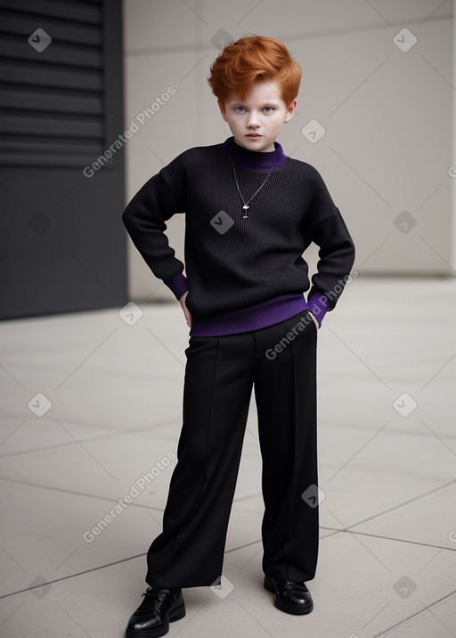 Child boy with  ginger hair