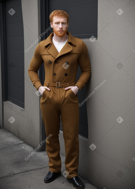 Puerto rican young adult male with  ginger hair