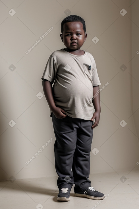 Sudanese child boy with  gray hair