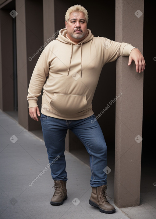 Argentine middle-aged male with  blonde hair