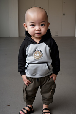 Thai infant girl with  black hair