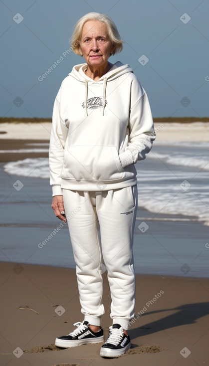 Elderly female with  blonde hair