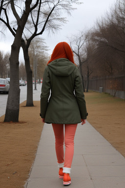 Uzbek adult female with  ginger hair