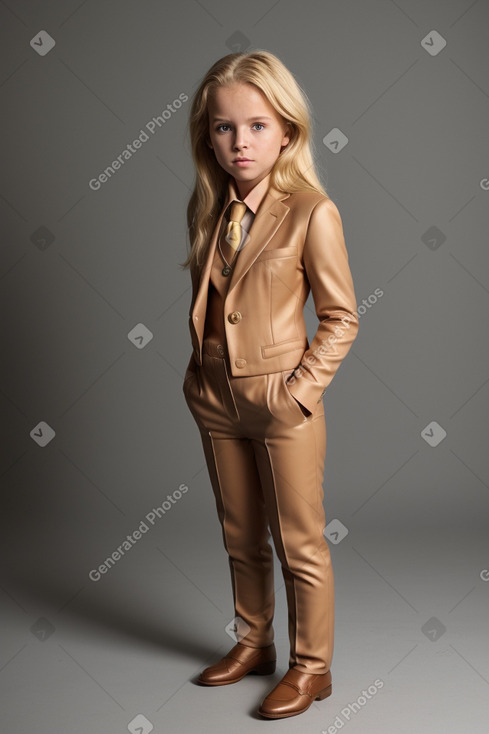 Child female with  blonde hair