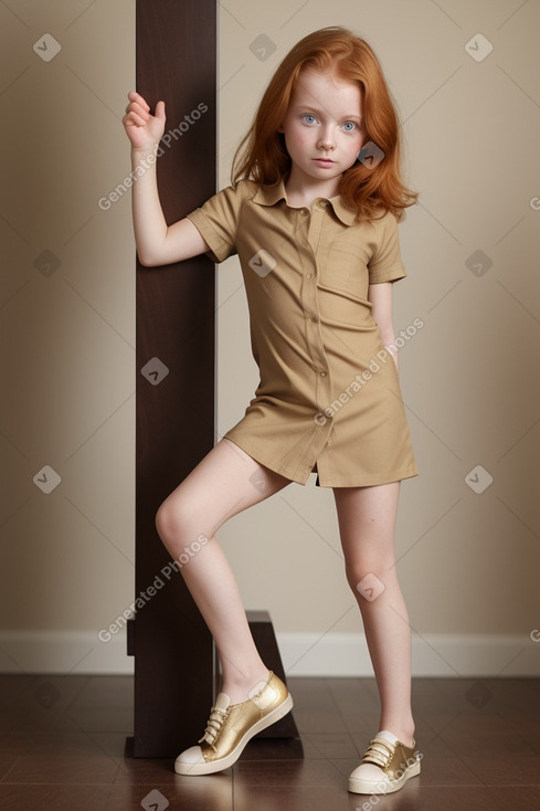 Child female with  ginger hair