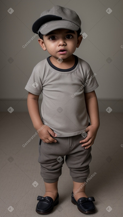 Venezuelan infant boy with  gray hair