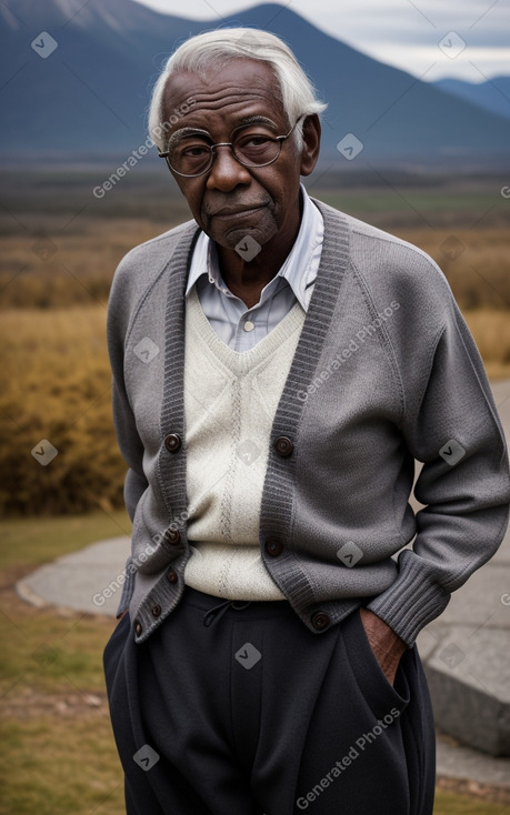 Elderly male with  gray hair