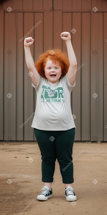 South african child girl with  ginger hair