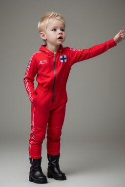 Norwegian infant boy with  blonde hair