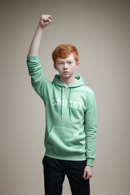 Singaporean teenager boy with  ginger hair