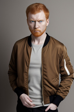 Russian adult male with  ginger hair