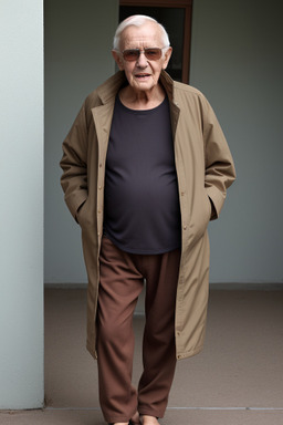 South african elderly male with  brown hair