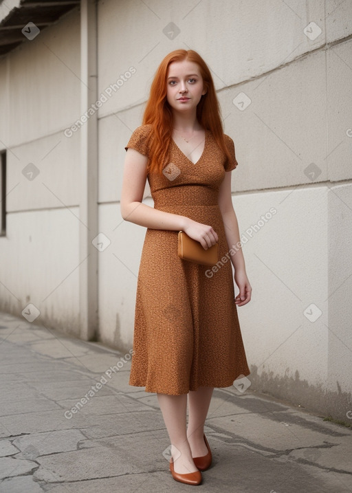 Honduran young adult female with  ginger hair