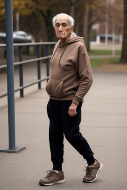 Georgian elderly male with  brown hair