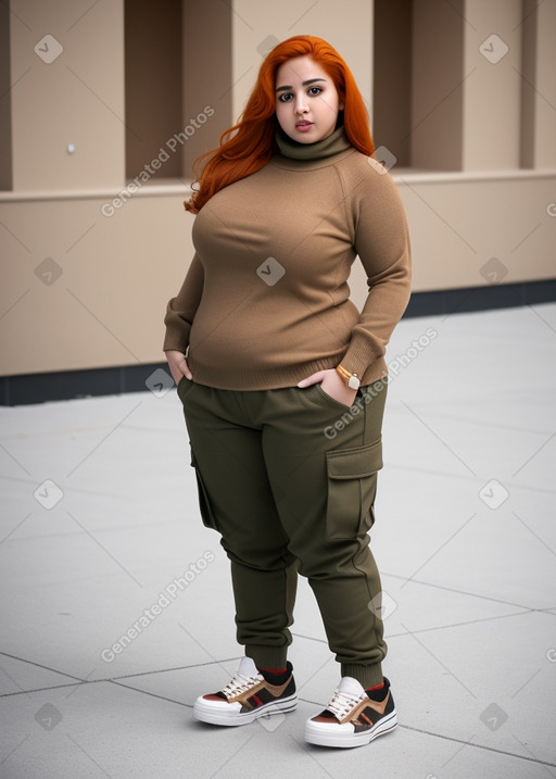 Emirati adult female with  ginger hair