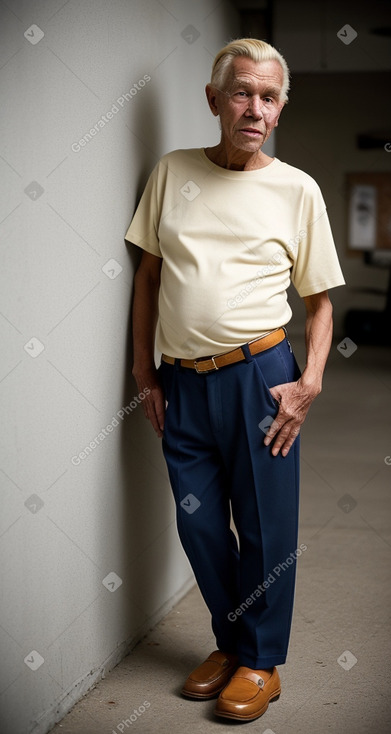 Jamaican elderly male with  blonde hair