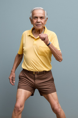 Brazilian elderly male with  brown hair