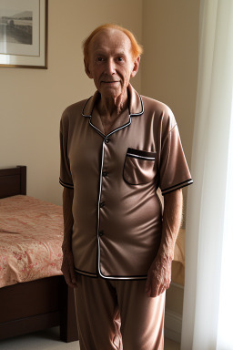 Elderly male with  ginger hair