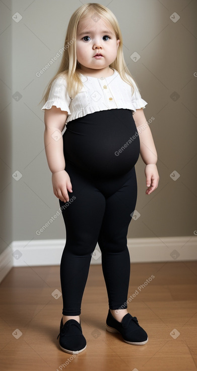 Paraguayan infant girl with  blonde hair