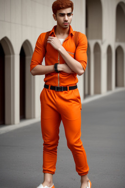 Bahraini young adult male with  ginger hair