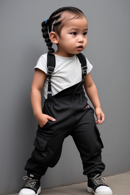 Indonesian infant boy with  black hair