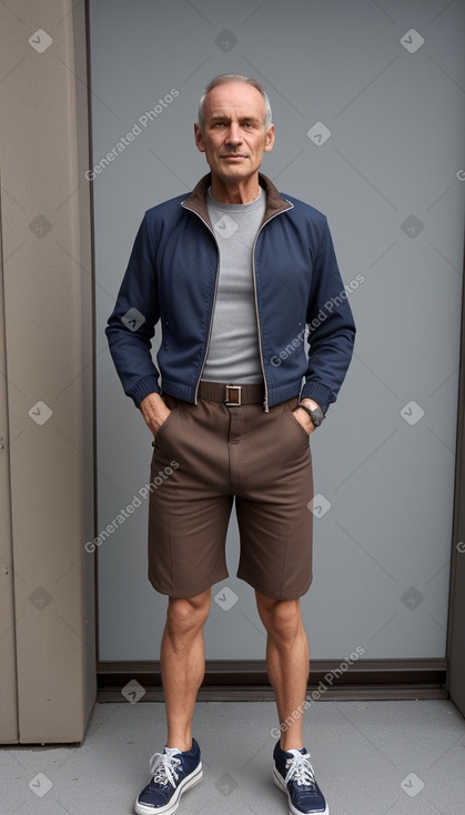 Swiss 45 years male with  brown hair