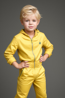 Australian child boy with  blonde hair