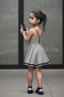 Mexican child female with  gray hair