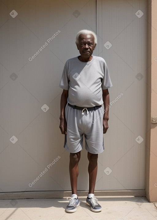 Senegalese elderly male with  gray hair