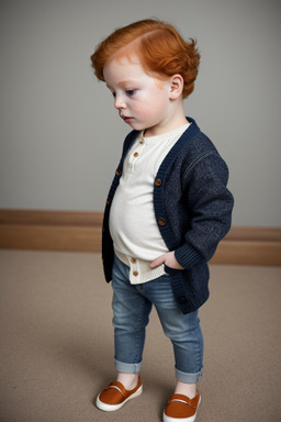 Hungarian infant boy with  ginger hair