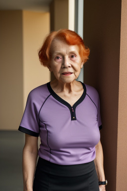 Elderly female with  ginger hair