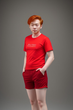 Thai adult non-binary with  ginger hair