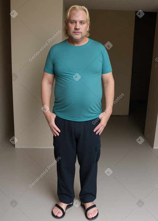 Austrian 45 years male with  blonde hair