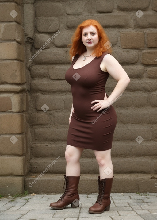 Georgian 45 years female with  ginger hair