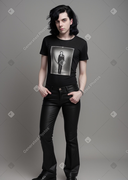 Polish adult non-binary with  black hair