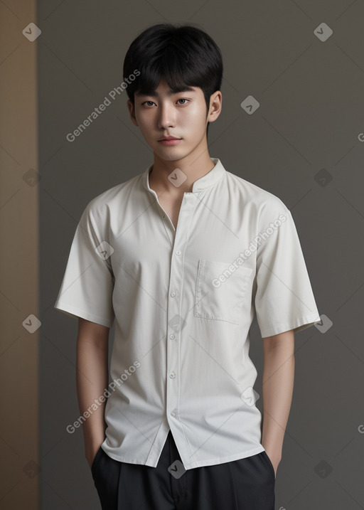 South korean young adult male 