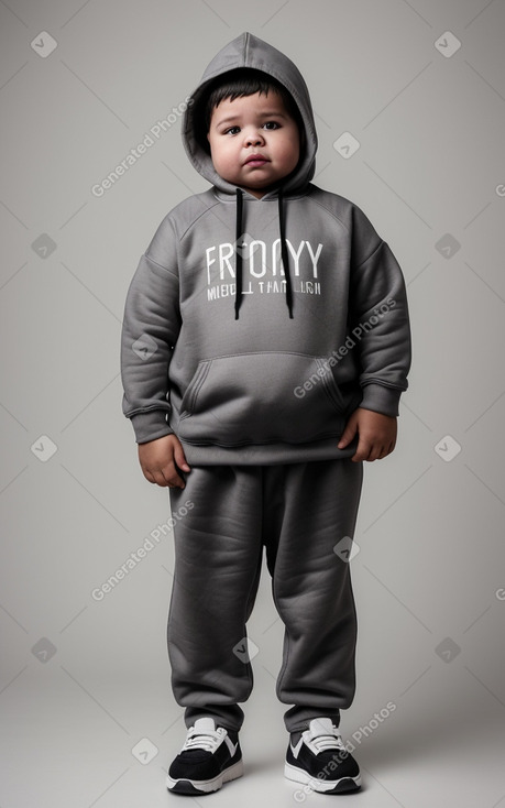 South african infant boy with  gray hair