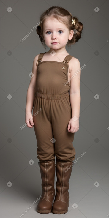 Irish infant girl with  brown hair