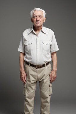 Georgian elderly male with  white hair