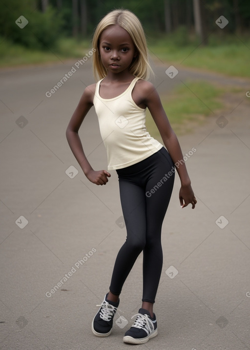 Child female with  blonde hair