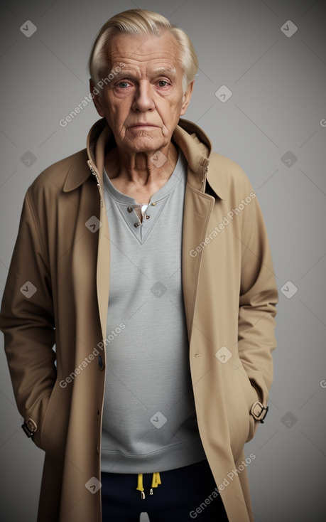 Swedish elderly male with  blonde hair