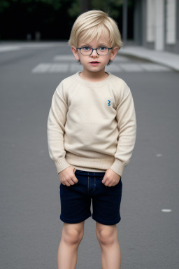 Slovenian infant boy with  blonde hair