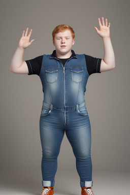 Brazilian teenager boy with  ginger hair