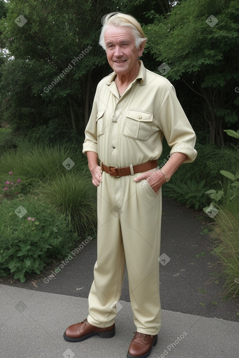 New zealand elderly male with  blonde hair