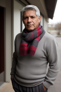 Costa rican middle-aged male with  gray hair