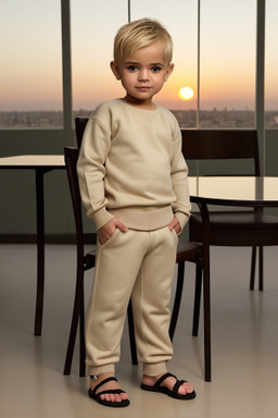 Iraqi infant boy with  blonde hair